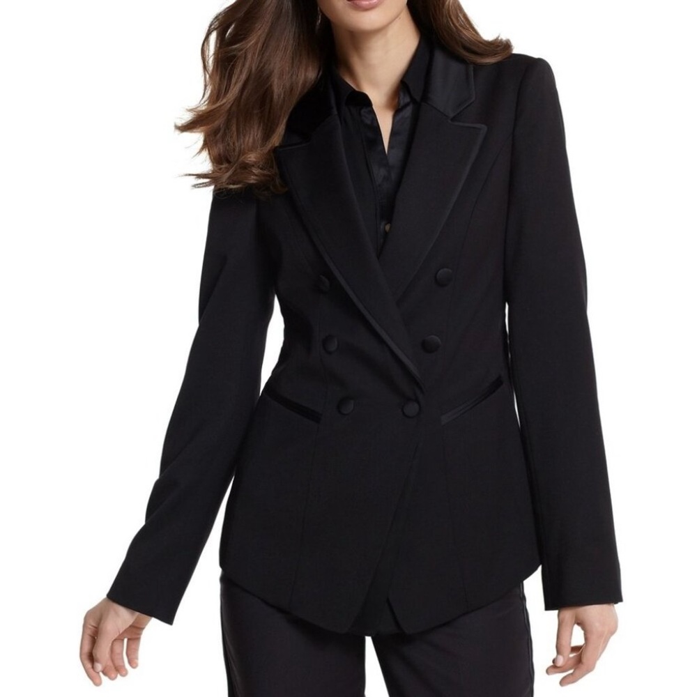 WHBM Double Breasted Tux Jacket NWT